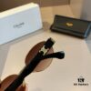 Celine New Archlight Sunglasses CL40222U, Same as Lisa's Oval Frame with Thick Metal Temples, Exuding a Retro Vibe