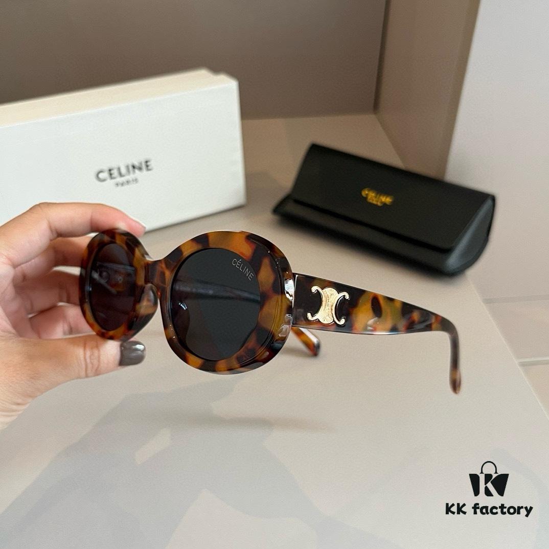 Celine Square Sunglasses, a Game-Changer for Round and Square Faces, Slimming Effect, Flattering All Face Shapes