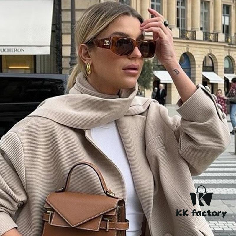 Celine New Women's Sunglasses, Large Temple Design, Luxury Aristocratic Style Sunglasses