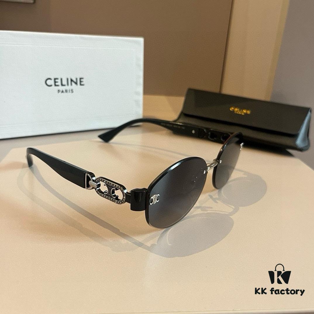 Celine New Archway Sunglasses with Bold Metal Temples Exude Retro Charm