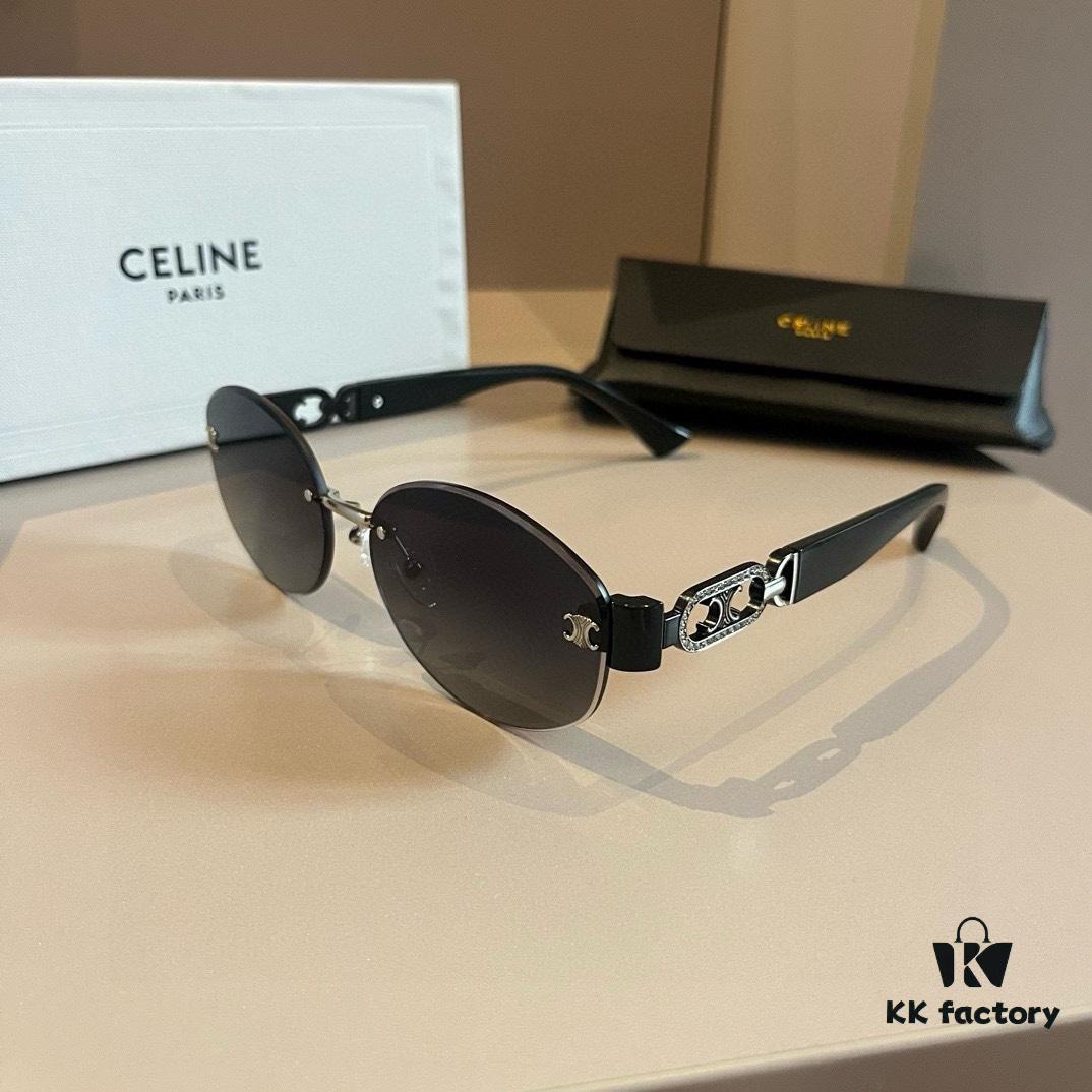 Celine New Archway Sunglasses with Bold Metal Temples Exude Retro Charm