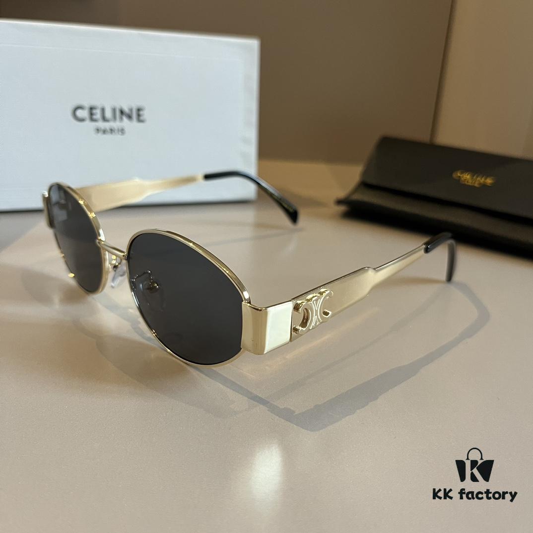 Lisa's Same Celine Retro Round-frame Sunglasses, the 'Egg Superman' Style from Celine, Always Popular and Hard to Get