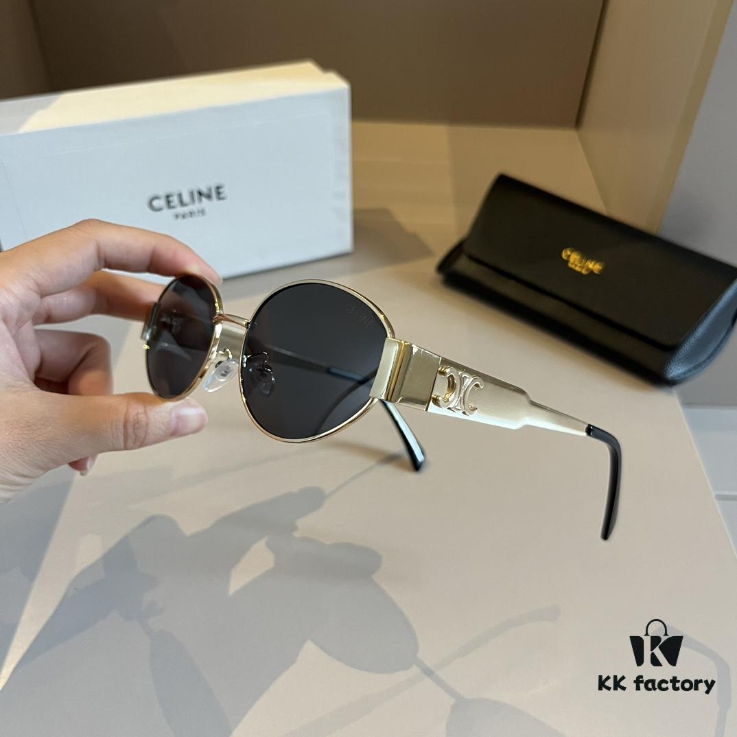 Lisa's Same Celine Retro Round-frame Sunglasses, the 'Egg Superman' Style from Celine, Always Popular and Hard to Get