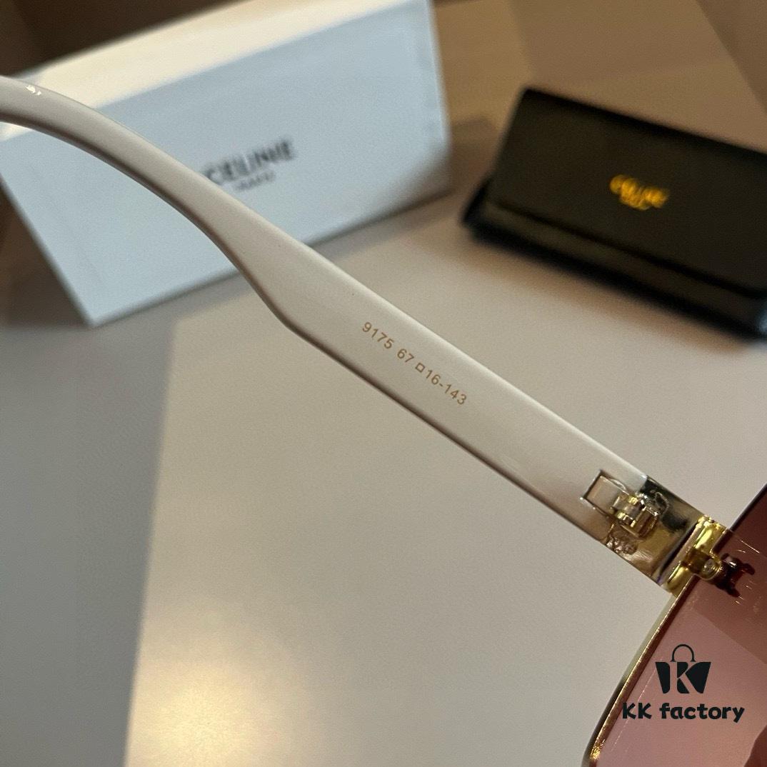 CELINE Women's Sunglasses, Highly Textured, HD Lenses, Stylish and Versatile