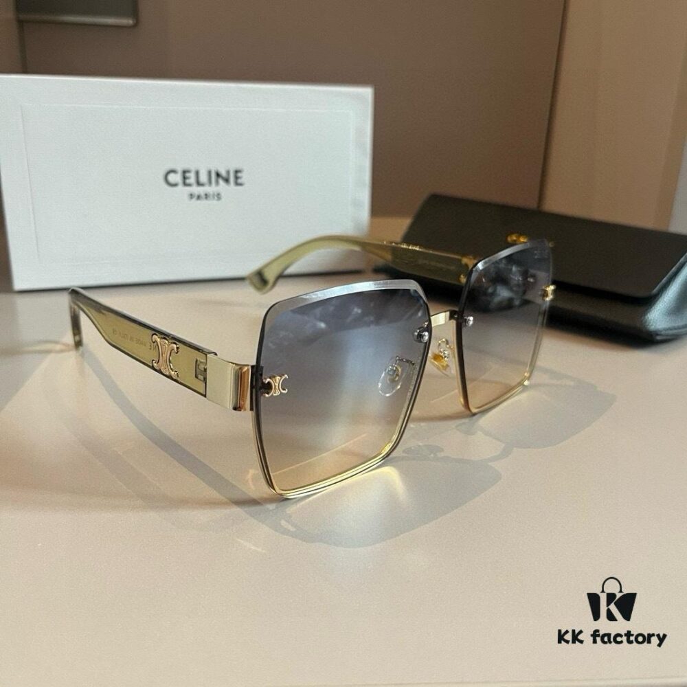 CELINE Women's Sunglasses, Highly Textured, HD Lenses, Stylish and Versatile
