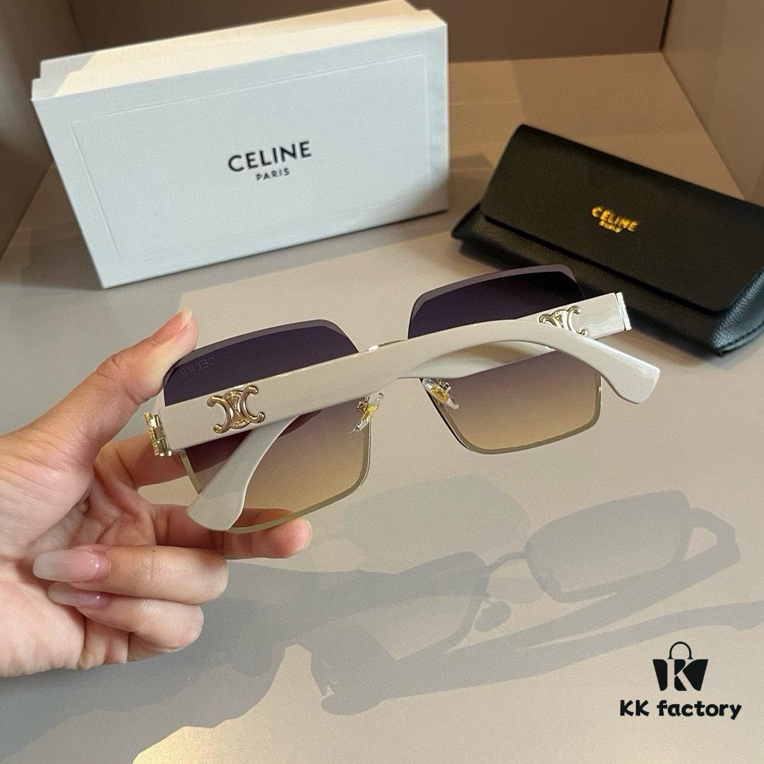 CELINE Women's Sunglasses, Highly Textured, HD Lenses, Stylish and Versatile