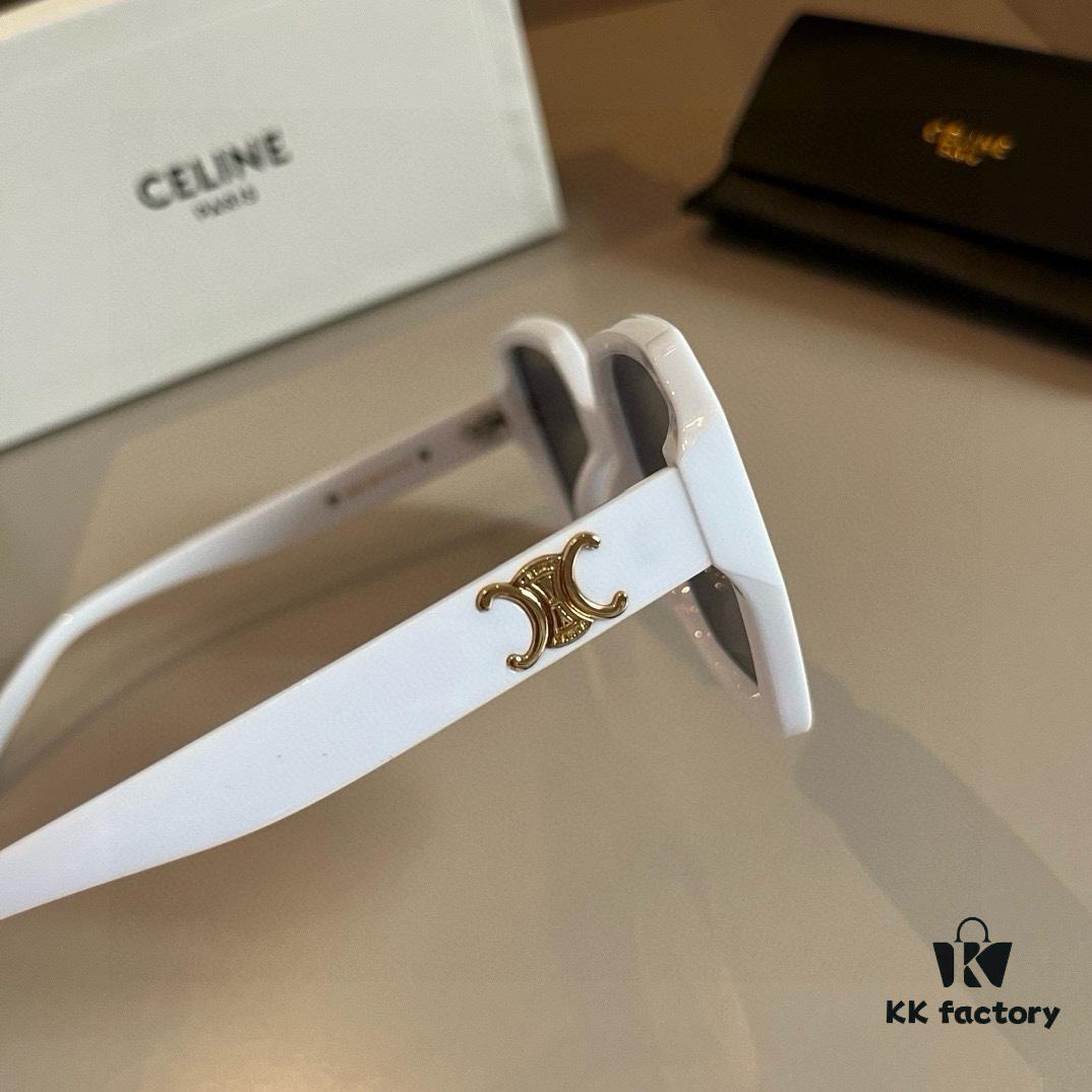 CELINE Women's Sunglasses, Highly Dimensional Design, HD Lenses, Stylish and High-Quality, Versatile, Minimalist