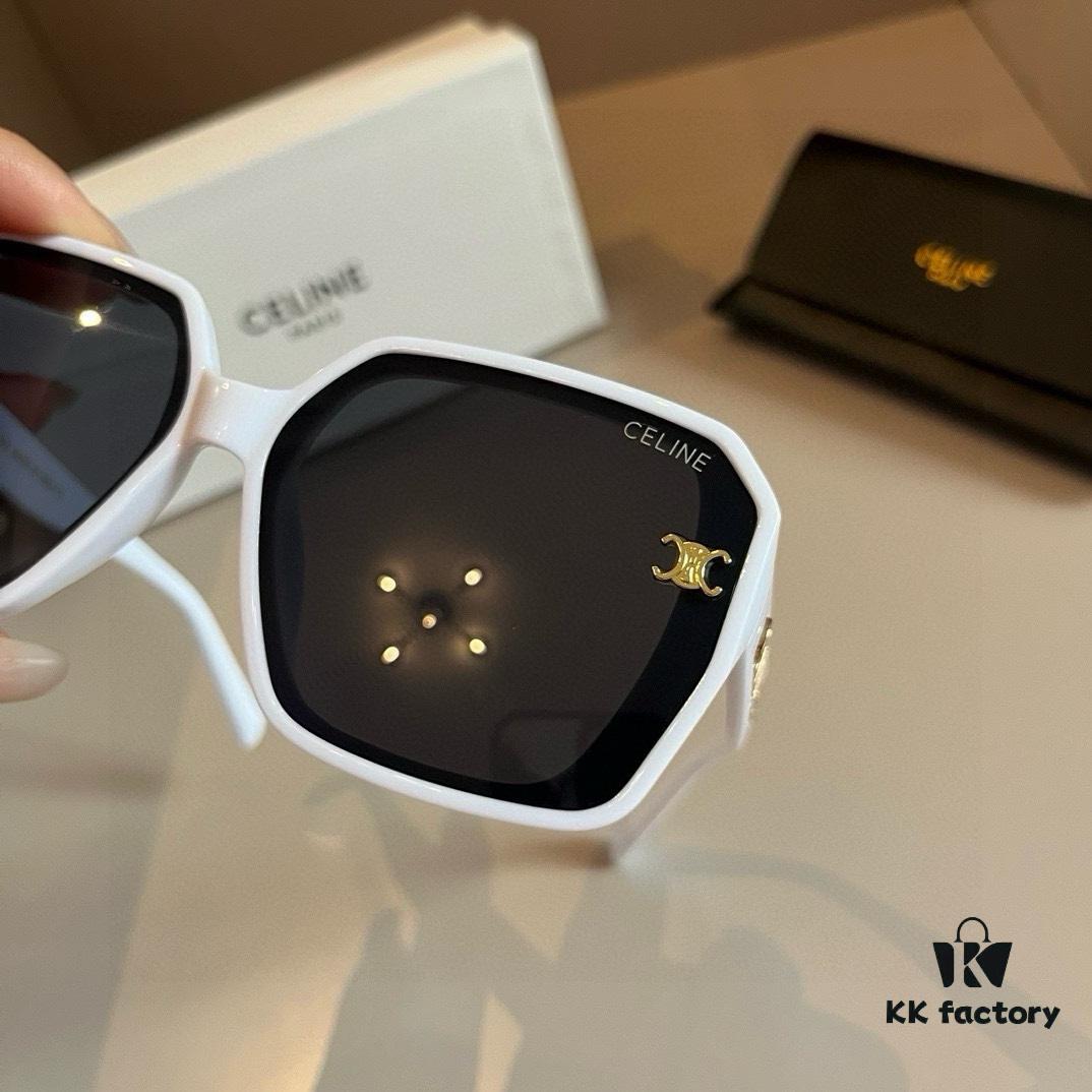 CELINE Women's Sunglasses, Highly Dimensional Design, HD Lenses, Stylish and High-Quality, Versatile, Minimalist