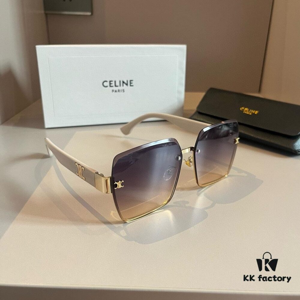 CELINE Women's Sunglasses, Highly Dimensional Design, High-Definition Lenses, Novel Style, Premium Texture, Versatile, Minimalist