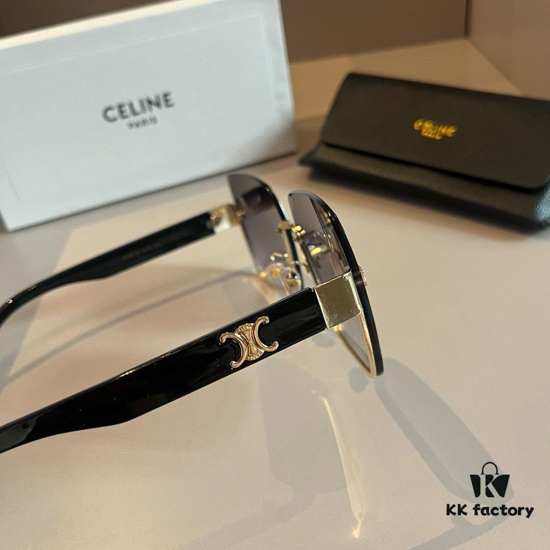 CELINE Women's Sunglasses, Highly Dimensional Design, HD Lenses, Stylish and Premium Quality, Versatile, Minimalist