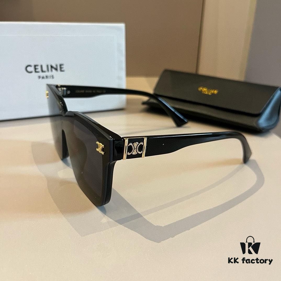 CELINE Women's Sunglasses, Highly Textured, HD Lenses, Stylish and Versatile