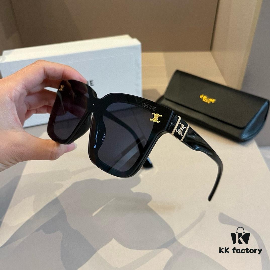 CELINE Women's Sunglasses, Highly Textured, HD Lenses, Stylish and Versatile