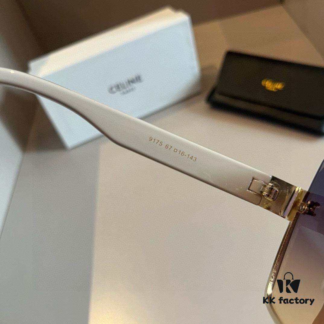 CELINE Women's Sunglasses, Highly Textured, HD Lenses, Stylish and Versatile