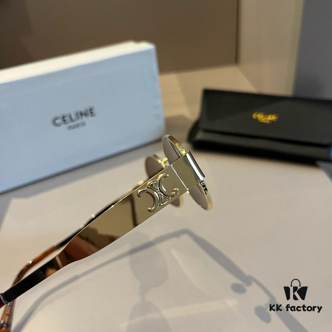 Lisa's Same Celine Retro Round-Framed Sunglasses, Known as the 'Sailor Moon' Style, Always Popular Like the Arc de Triomphe, Hard to Get