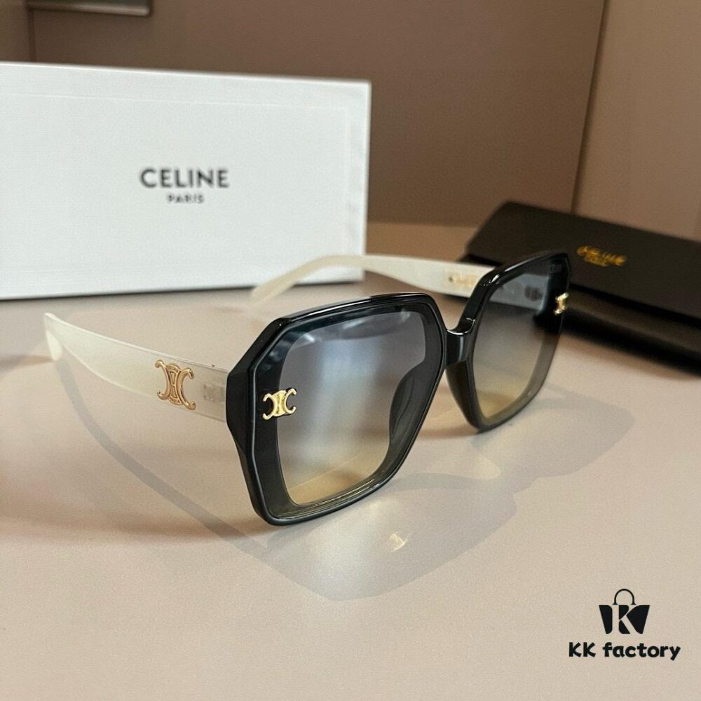 CELINE Women's Sunglasses, Highly Textured, HD Lenses, Stylish and Versatile