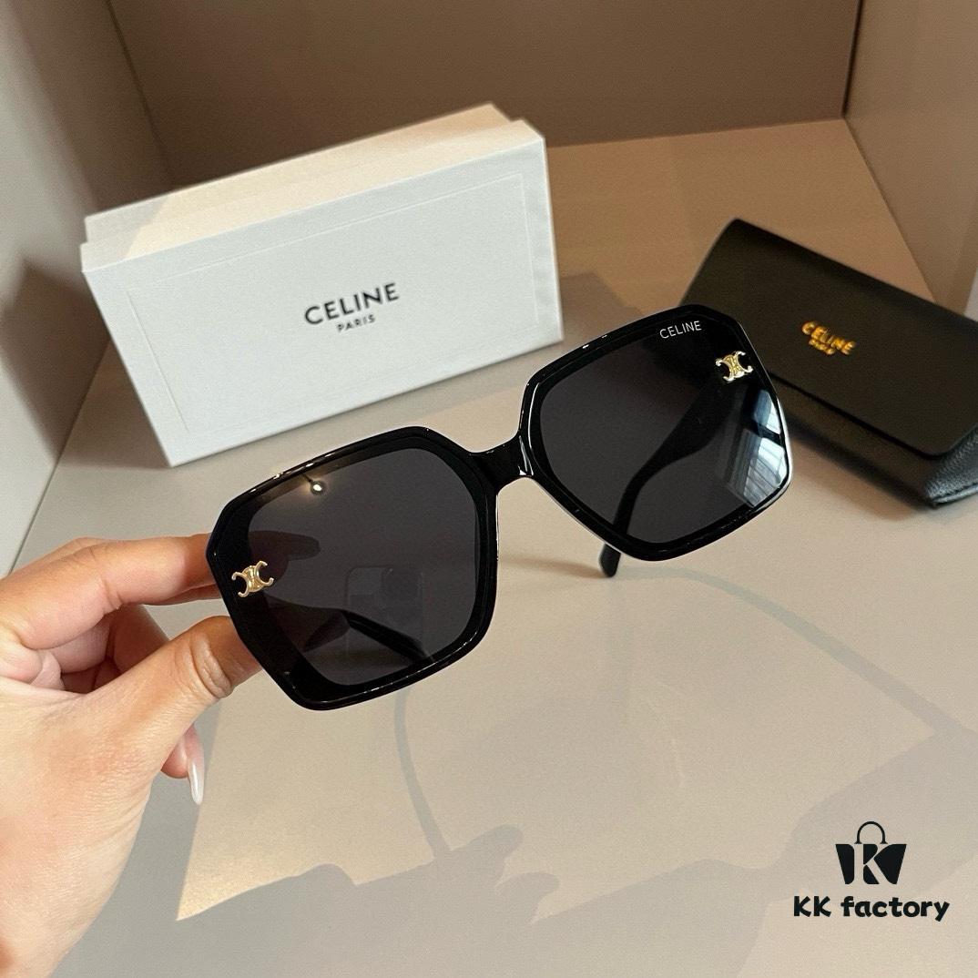 CELINE Women's Sunglasses, Highly Dimensional Design, HD Lenses, Novel Style, Premium Quality, Versatile, Minimalist