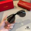 Cartier Men's Official Website 1:1 Replica Frog Sunglasses, High-End and Elegant, Minimalist Signature Logo on Temples, Luxuriously Crafted, Eyewear Sun Glasses
