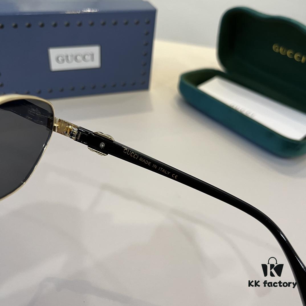 Gucci New Heavyweight Women's Sunglasses with Large Frame and 3D Design for Flattering Facial Contour