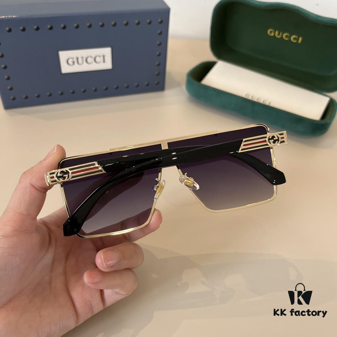 Gucci Masterpiece Polarized Sunglasses, High-End Fashion Unisex Style, Slimming and Versatile Design, Premium Quality Driving Sunglasses