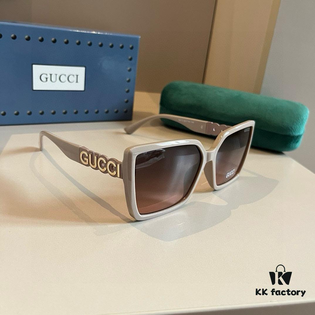 Gucci Fashion Sunscreen Sunglasses, Stylish European and American Style Oversized Sunglasses That Flatter the Face