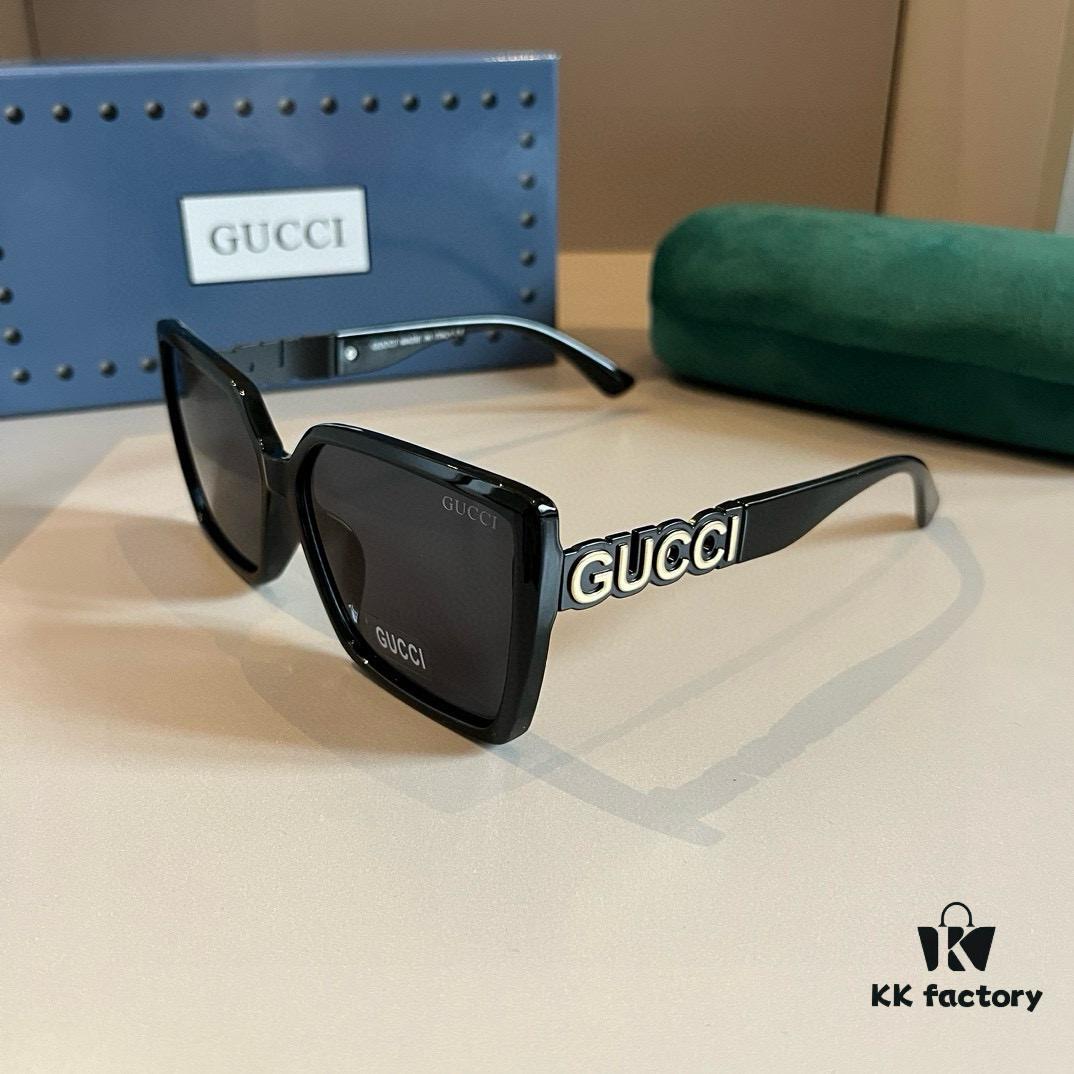 Gucci Fashion Sunscreen Sunglasses, Stylish European and American Style Oversized Sunglasses That Flatter the Face