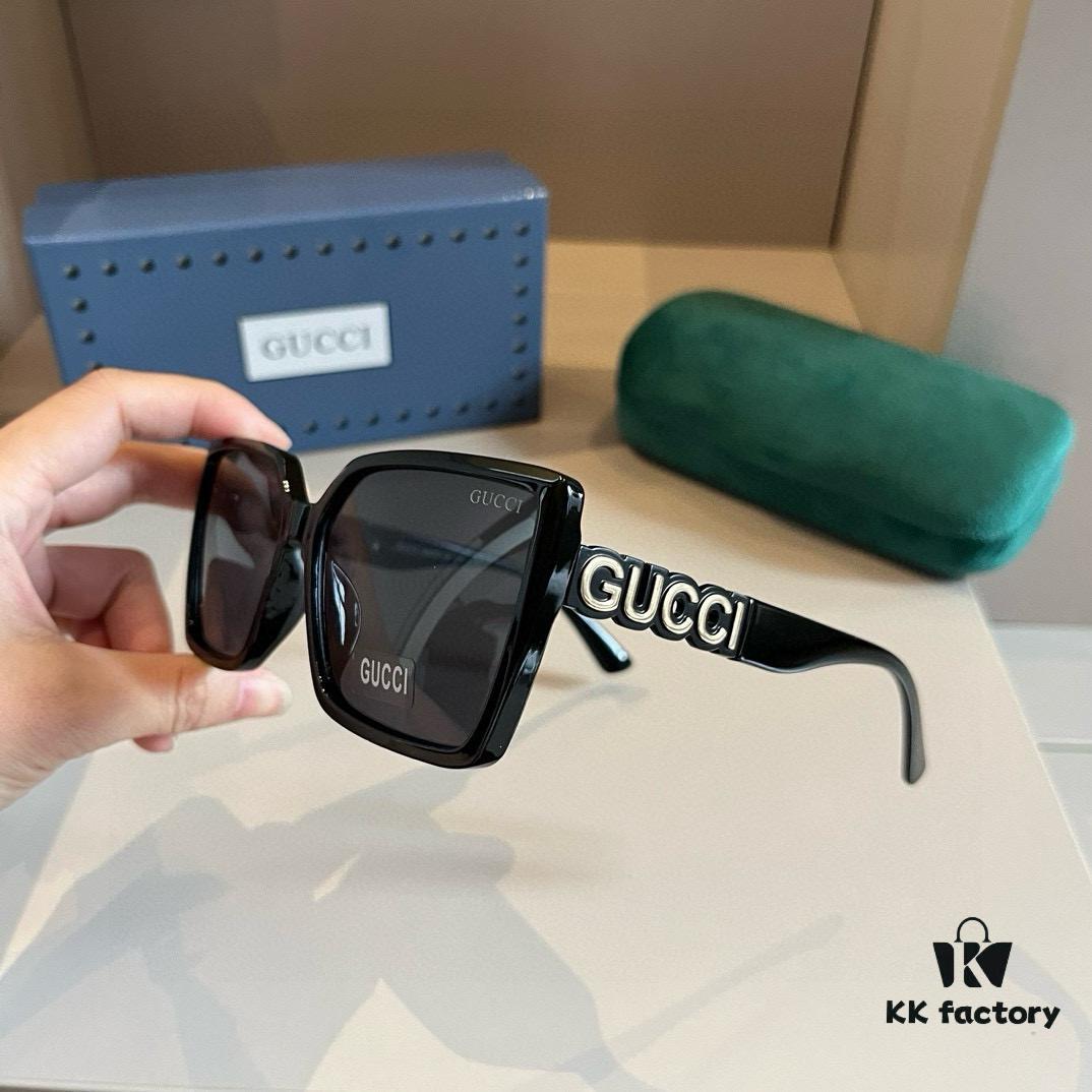 Gucci Fashion Sunscreen Sunglasses, Stylish European and American Style Oversized Sunglasses That Flatter the Face