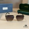 Gucci New Arrival Sunglasses 🕶️ Unisex Classic Metal Single-Bridge Aviator Style