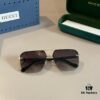 Gucci New Arrival Sunglasses 🕶️ Unisex Classic Metal Single-Bridge Aviator Style