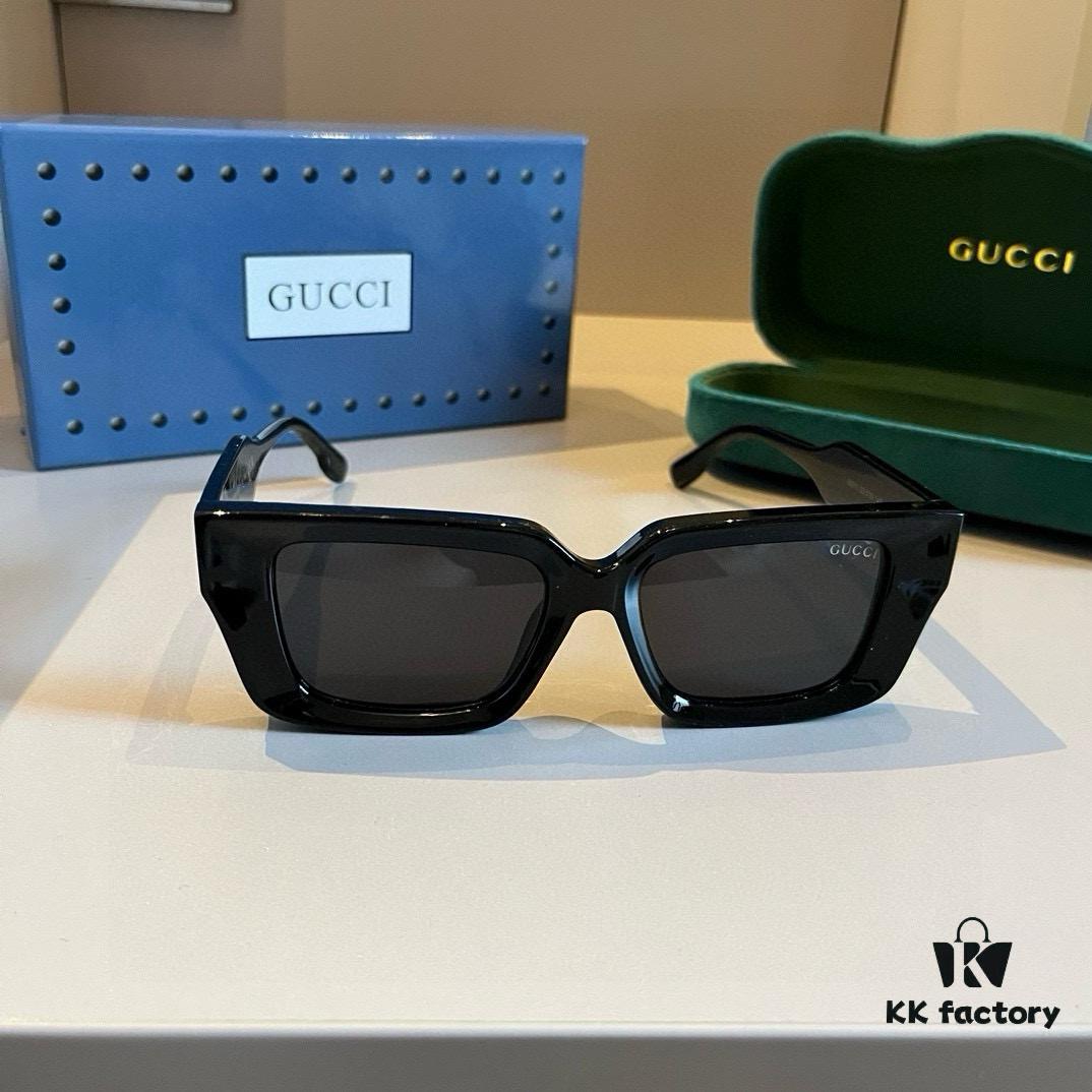 Gucci New Heavyweight Sun Glasses with 3D Design for Face Contouring, Retro and Stylish