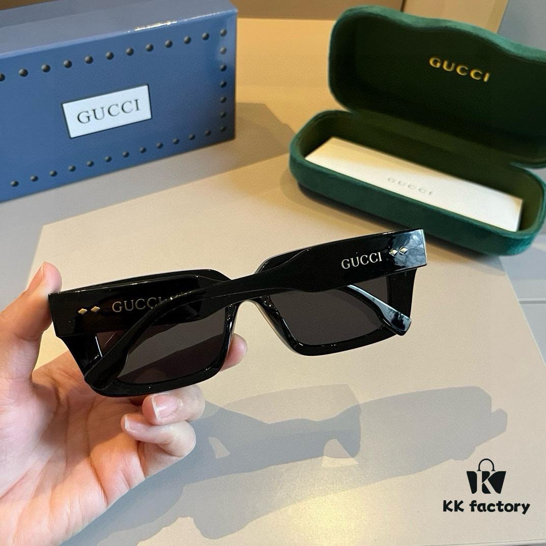 Gucci New Heavyweight Sun Glasses with 3D Design for Face Contouring, Retro and Stylish