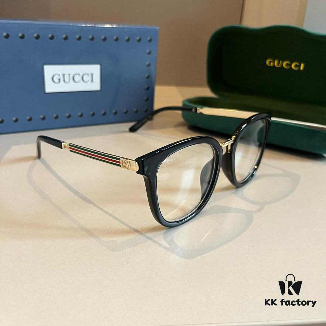 Gucci 2024 Official Spring Collection Optical Glasses, Celebrity Style Large-Frame Polarized Sunglasses