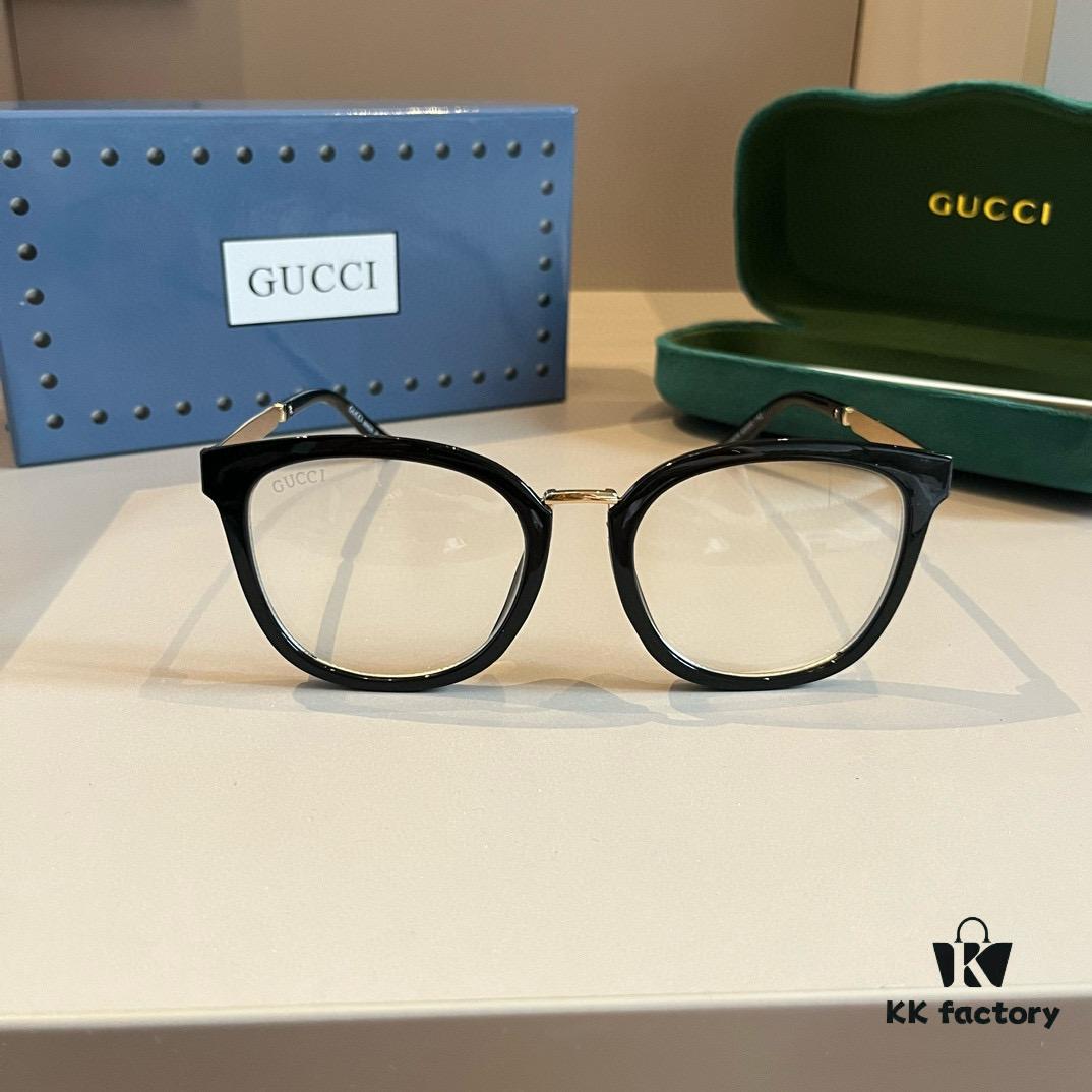 Gucci 2024 Official Spring Collection Optical Glasses, Celebrity Style Large-Frame Polarized Sunglasses