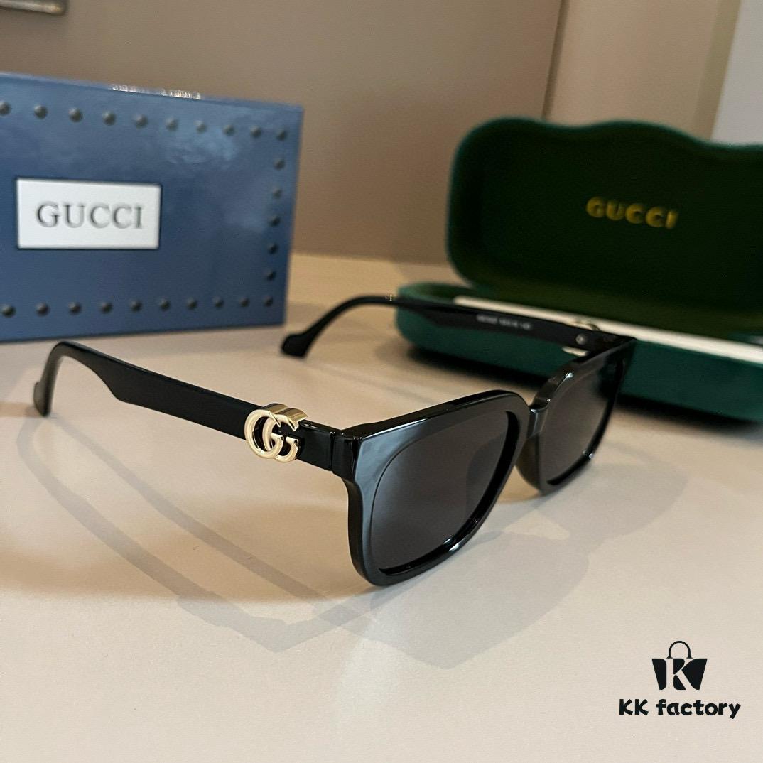 Gucci 2024 Official Spring Collection Optical Glasses, Celebrity-Favorite Large-Frame Sunglasses, Polarized High-Definition Sun Glasses