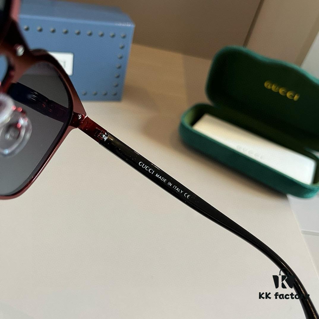 Gucci 2025 Official Spring Collection New Arrival Oversized Sunglasses, Popular Polarized Clear Sunglasses Loved by Many Celebrities