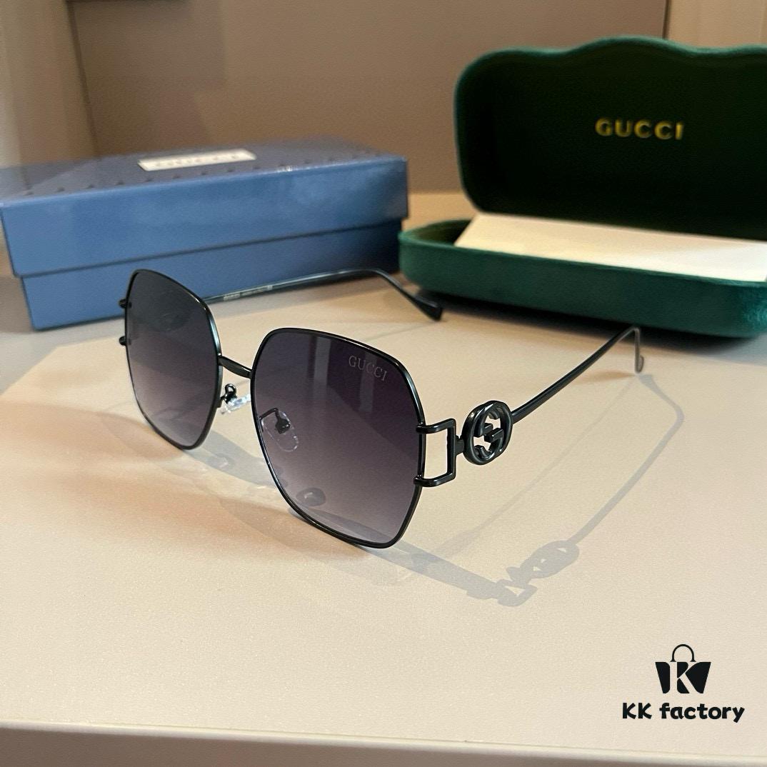 Gucci Fashion Sunglasses, Stylish European-American Design, High-Definition UV Protection Oversized Sun Glasses