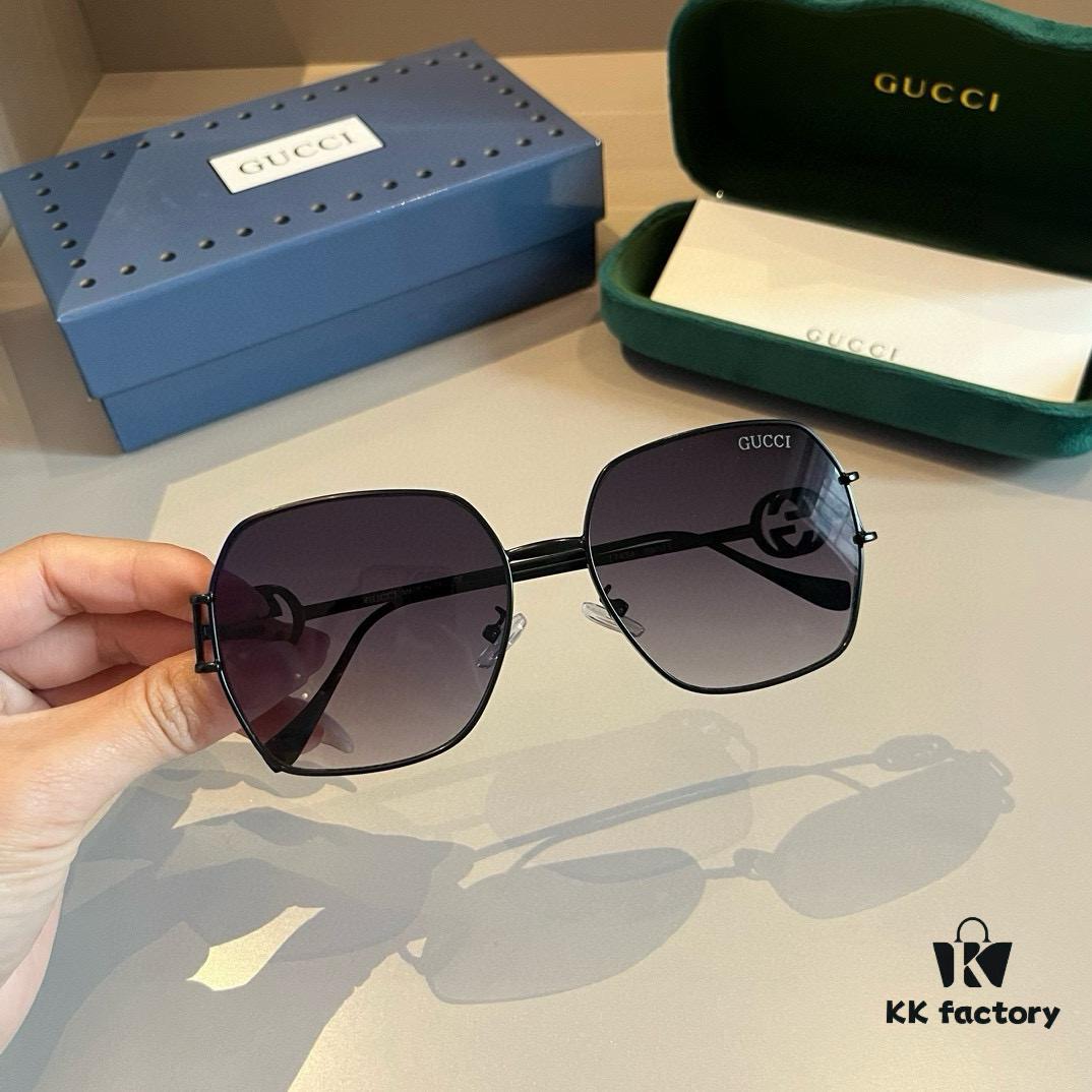 Gucci Fashion Sunglasses, Stylish European-American Design, High-Definition UV Protection Oversized Sun Glasses