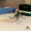 Gucci Unisex Sunglasses, Fashionable European and American Style Oversized Sun Protection Eyewear, High-Definition UV-Protective Shades for Universal Face Compatibility
