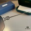 Gucci Unisex Sunglasses, Fashionable European and American Style Oversized Sun Protection Eyewear, High-Definition UV-Protective Shades for Universal Face Compatibility