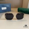 Gucci Fashion Sunglasses, Stylish European and American UV Protection Oversized Sunglasses, HD Dark Lenses, Universally Flattering Smile-Enhancing Unisex Eyewear