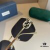 Gucci Fashion Sunglasses, Stylish European and American UV Protection Oversized Sunglasses, HD Dark Lenses, Universally Flattering Smile-Enhancing Unisex Eyewear