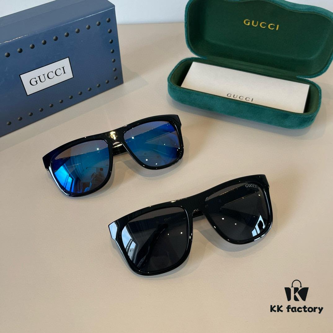 Gucci New Heavyweight Women's Sunglasses, Large Frame, 3D Fit, Flattering Face Shape, Retro and Stylish