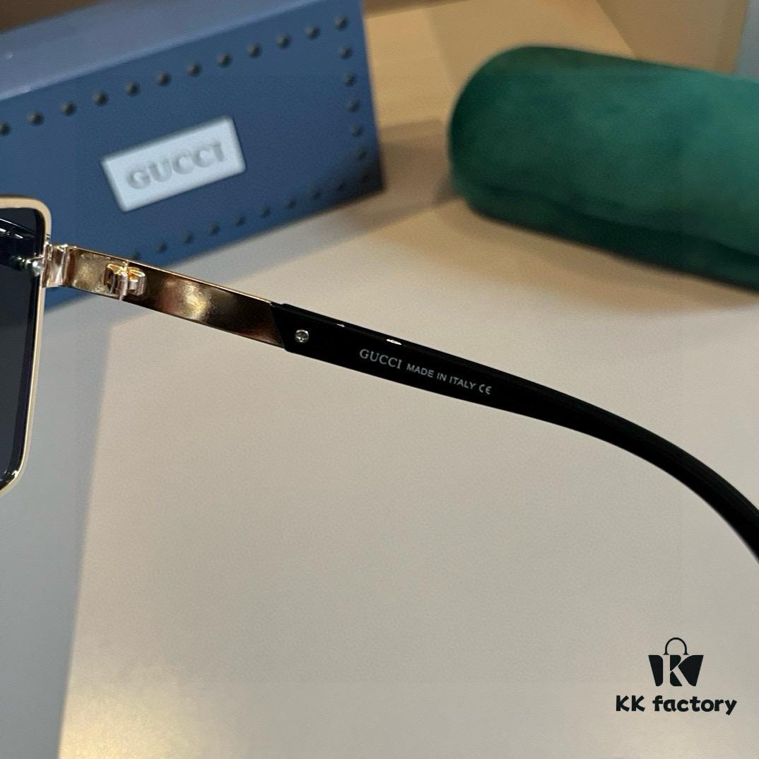 Gucci Men's Polarized Sunglasses, High-End Fashionable Universal Design, Slimming and Stylish