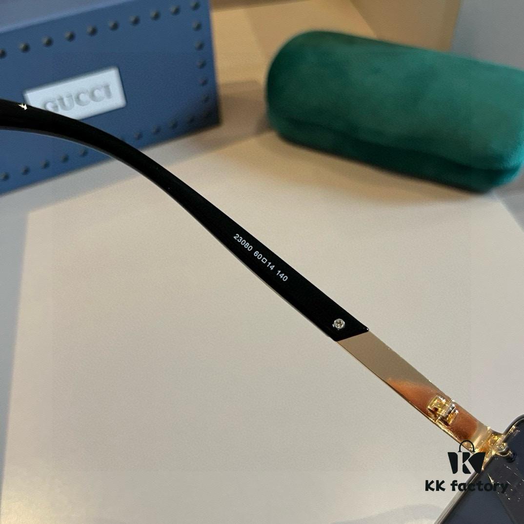 Gucci Men's Polarized Sunglasses, High-End Fashionable Universal Design, Slimming and Stylish