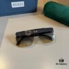 Gucci Men's Polarized Sunglasses, High-End Fashionable Universal Style, Face-Framing Design, Premium Quality Driving Sunglasses