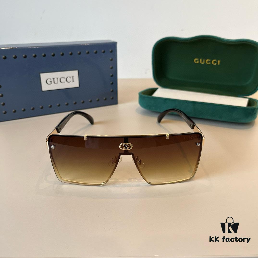 Gucci Sunglasses Polarized High-End Fashion Unisex Stylish and Slimming Sun Glasses for Men, Premium Quality Driving Sunglasses