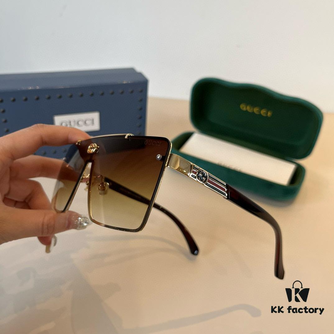 Gucci Sunglasses Polarized High-End Fashion Unisex Stylish and Slimming Sun Glasses for Men, Premium Quality Driving Sunglasses