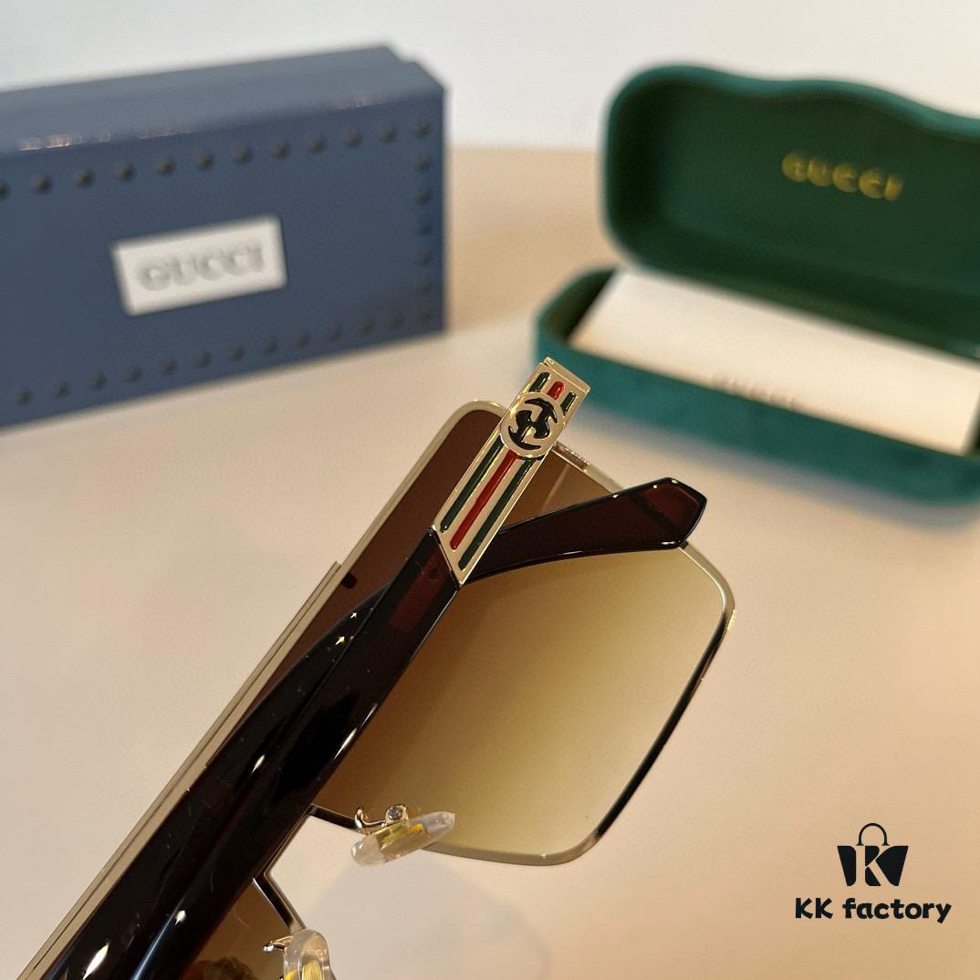 Gucci Sunglasses Polarized High-End Fashion Unisex Stylish and Slimming Sun Glasses for Men, Premium Quality Driving Sunglasses