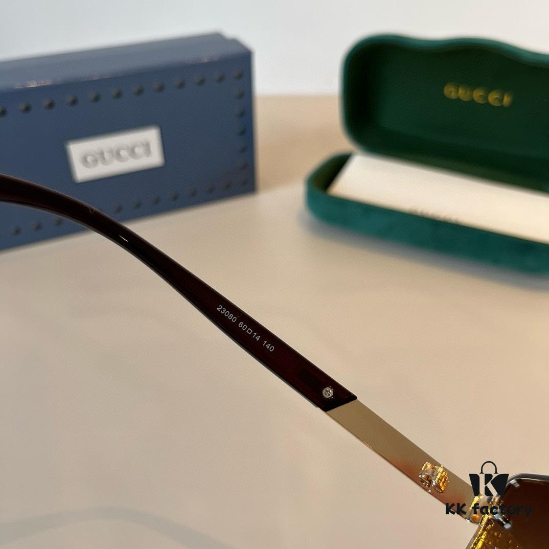 Gucci Sunglasses Polarized High-End Fashion Unisex Stylish and Slimming Sun Glasses for Men, Premium Quality Driving Sunglasses