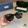Gucci New Heavyweight Unisex Sunglasses, Large Frame 3D Design for Face Contouring, Retro and Elegant