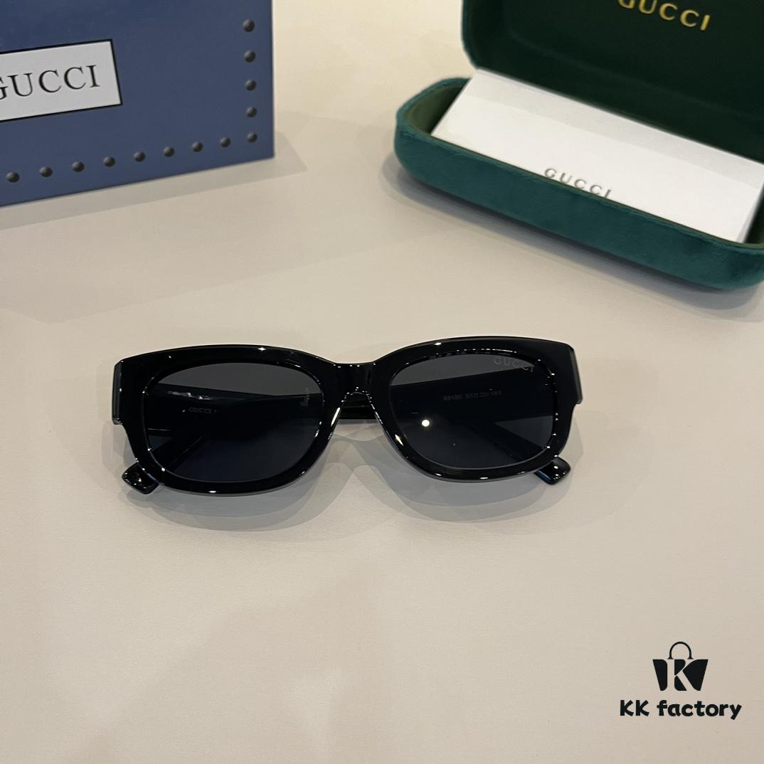 Gucci New Heavyweight Women's Sunglasses with Large Frame and 3D Design for Flattering Facial Contour